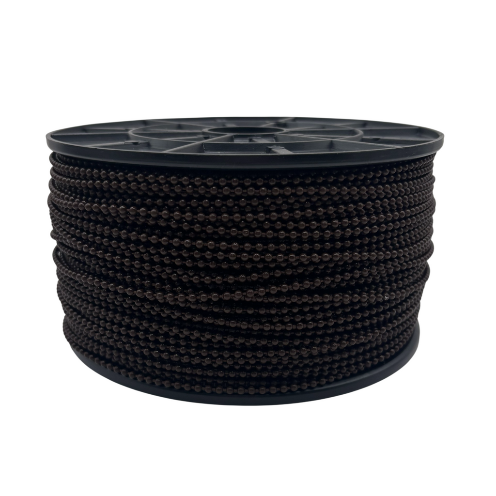 Łańcuszek kulkowy do mechanizmu rolety brąz 3mm / 4,4mm